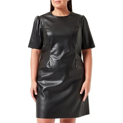Image of Noisy May Curve Nmhill Short Dress Day dress, Women&#039;s, Size: 20, Black
