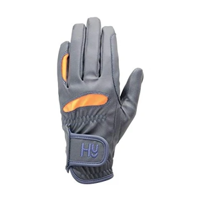 Image of Hy5 Lightweight Riding Gloves Navy/Orange X Large 10718