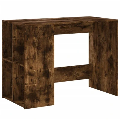 Image of vidaXL Desk Smoked Oak 102x50x75 cm Engineered Wood