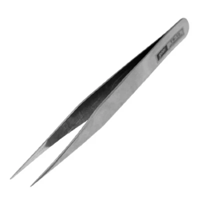 Image of Sourcingmap Stainless Steel Watchmakers Straight Tweezers for Crafting Repairing