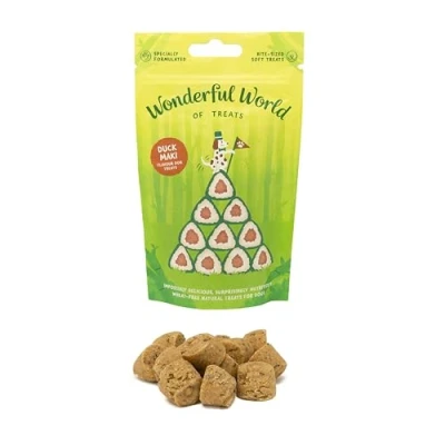 Image of Wonderful World Pet Treats, delectable Dog Treats 12 Pack (Duck Maki)