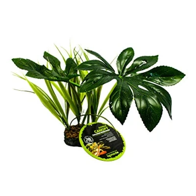 Image of Komodo Jungle Canopy, Habitat Decor, Artificial Plant for Reptile, Reptile Plant, Terrarium Vivarium 1 Count (Pack of 1)