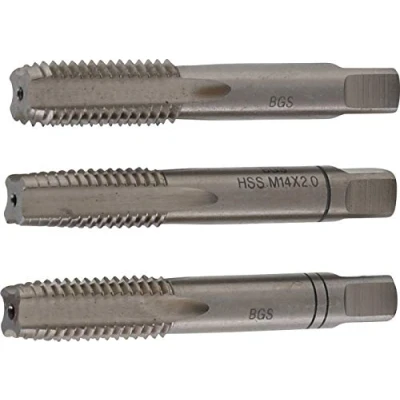 Image of BGS 927 Tap Set Starter. Plug. Bottoming HSS G M14 x 2.0 3 pcs.