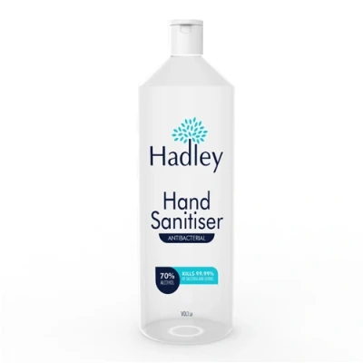 Image of Hadley Antibacterial 70% Alcohol Hand Sanitiser / Sanitizer 1 Litre