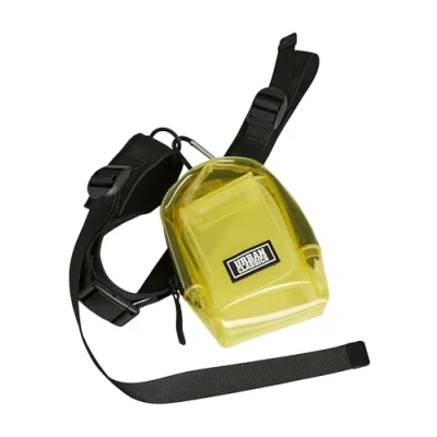 Image of Urban Classics Utility Beltbag Transparent Bum bag, Men&#039;s, Size: L/XL, Yellow