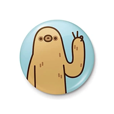 Image of Pyramid Pusheen: Sloth (Pin Badge) Merchandising Ufficiale