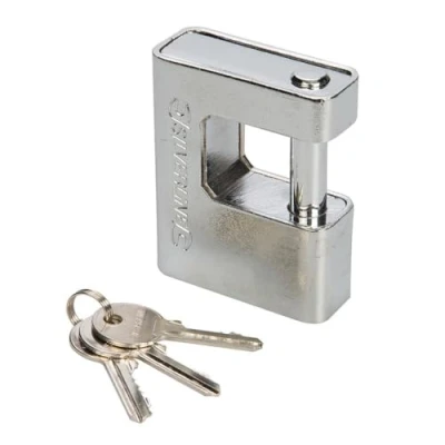 Image of Silverline Close Armoured Shutter Lock Padlock 80mm