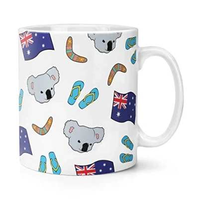 Image of Australia Pattern 10oz Mug Cup