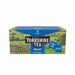Image of Yorkshire Tea Decaffeinated Tagged And Enveloped Bags (Pack of 200)