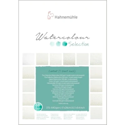 Image of Hahnemühle Discovery pad 17x24 cm 12 Sheets Various Grits