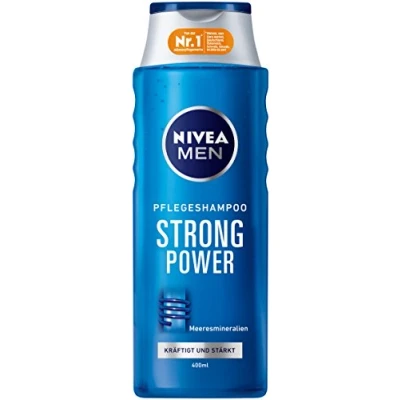 Image of Nivea Men Strong Power Hair Care Shampoo Pack of 3X 400 ml