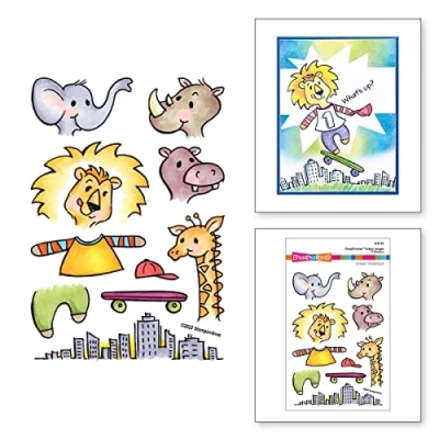 Image of Spellbinders Stampendous FransFormer™ Urban Jungle Clear Stamps