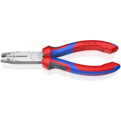 Image of Knipex Stripping Pliers black atramentized, with multi component grips 165 mm 13 42
