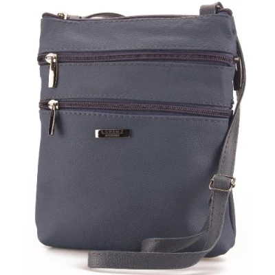 Image of NAVY LEATHER HANDBAG 3738