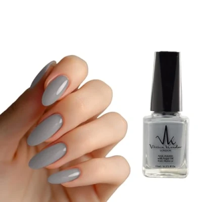Image of Vivien Kondor Vegan Friendly Argan Care Nail Polish (Grey)