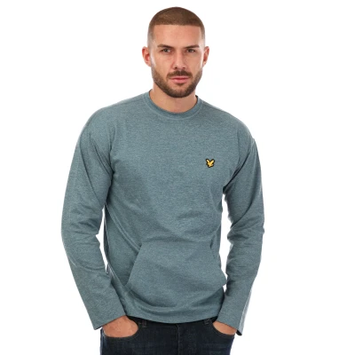 Image of Lyle &amp; Scott Mens Sports Super Soft Crew Neck Sweatshirt Azure M