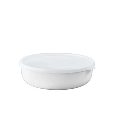 Image of Mepal Kitchen Storage Bowls Lumina Food containers with lid Suitable for Fridge, Freezer, steam Oven, Microwave &amp; Dishwasher Bowl 2000 ml White