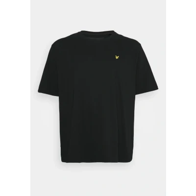 Image of Lyle &amp; Scott Mens Crew Neck T Shirt Jet Black 1XL
