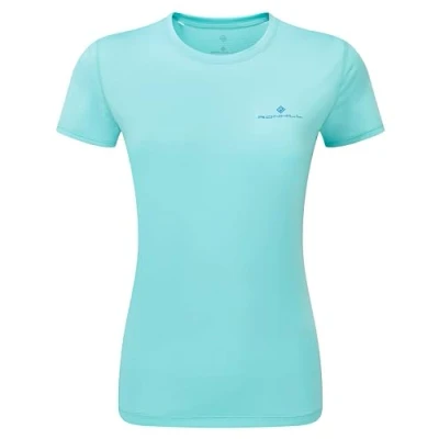 Image of Ronhill Running, Wmn&#039;s Tech S/S Tee, Aquamint/El Blue, Size 8