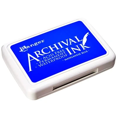 Image of Ranger Archival ink Pad, Manganese Blue