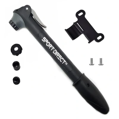 Image of Sport Direct™ 120 PSI Mini Bike Hand Pump with Bracket MTB/BMX Schrader/Presta Valve
