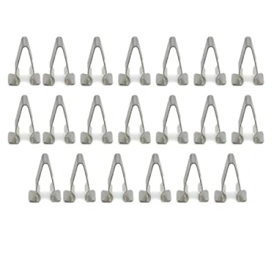 Image of 20 Pcs Metal Interior Trim Panel Lining Spring Clips Vehicle Upholstery Retainers Auto Replacement Parts for Most Cars