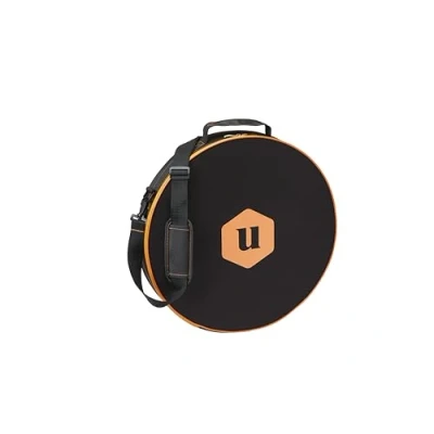 Image of Unicorn Portable Darts On Tour Kit Dartboard Bag with Adjustable Strap, Door Mounting Kit, Round Oche Mat &amp; Ochemate Measure Water Repellant Polyester Black Board not Included