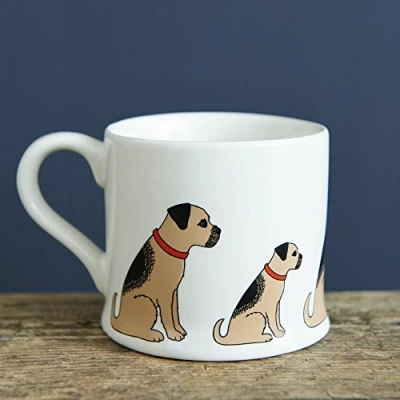Image of Border Terrier Mug by Sweet William