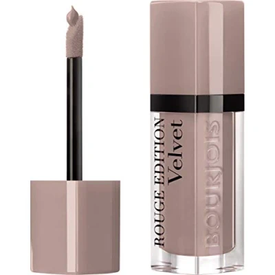 Image of Bourjois Rouge Edition Velvet Liquid Lipstick 27 Cafe Ole! Nudes, 6.7ml