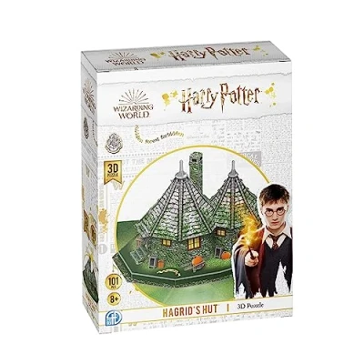 Image of University Games 08482 Harry Potter Hagrid&#039;s Hut 3D Puzzle