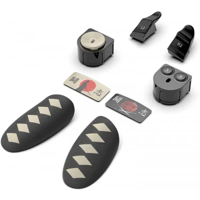 Image of Thrustmaster ESWAP FIGHTING Pack of 6 additional modules in dark shades for the PRO CONTROLLER PS4/PC