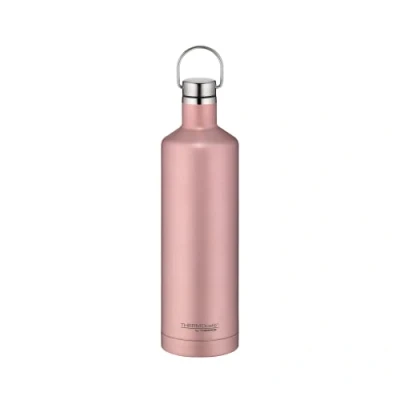 Image of TC Traveler Bottle 0.75 L, Rose Gold, Stainless Steel Thermos Flask, 12 Hours Hot / 24 Cold, Completely Leak Proof for School, Office, Direct Drinking, Water with Handle,