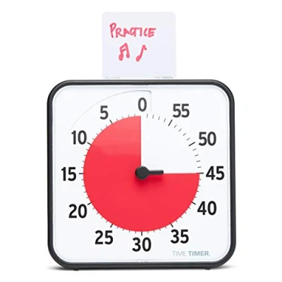 Image of TIME TIMER, black, 19x19x3 cm