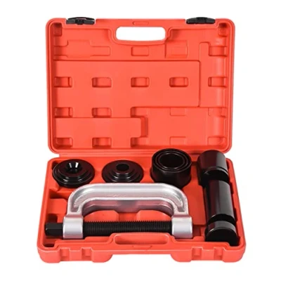 Image of DHA Heavy Duty Ball Joint Press &amp; U Removal Tool Kit with 4x4 Adapters for 2WD 4WD Cars Light Trucks, 4 in1, Installer and Remover, Fit Most Vehicles, Replace Rusty Joints, Strong C frame