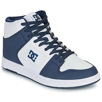 Image of DC Shoes Manteca 4 HI Skate shoes, Size: 7.5, Wny white navy Leather