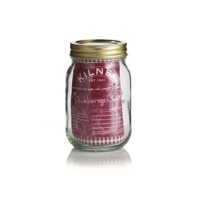 Image of Indispensable Kilner Clear Glass Screw Top 0.5L Preserve Jar (Neoteric Design) [Pack of 3]