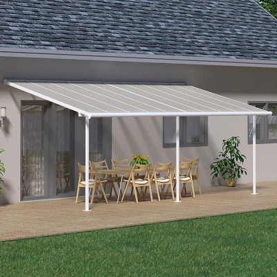 Image of 10x20 Palram Canopia Sierra White Patio Cover