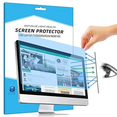 Image of FiiMoo Removable 27 inch Laptop Anti Blue Screen Protector, Glare Filter Film Eye Protection Light Blocking Protector for 27&quot; Display 16:9