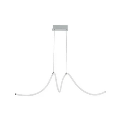 Image of Galata Ceiling Pendant Light LED 55W 3000K White Chrome