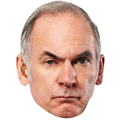 Image of STAR CUTOUTS Ltd SM354 Fun Cardboard Face Mask Martin Goodman Fancy Dress Friday Night Dinner aka Paul Ritter