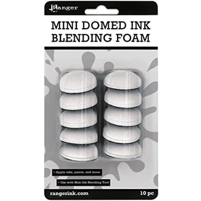 Image of Ranger Ink Blending Tool Domed Replacement Foams, White, Mini Pads