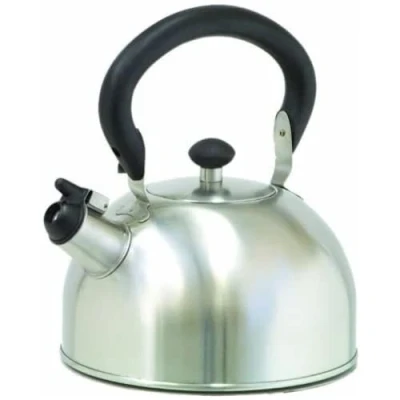 Image of IBILI Classic Whistling Coffee Pot, 2.5 Litres, Stainless Steel, Suitable for Induction Hobs