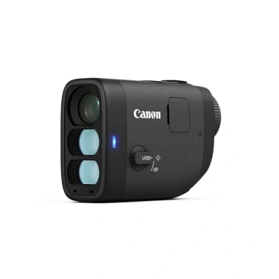 Image of Canon PowerShot Golf Rangefinder 12x Digital Zoom, 700 800yd Range, Laser Measurements, Slope Elevation, Flag Lock, Vibration Function, Camera and Video Capabilities+Image Stabilized View