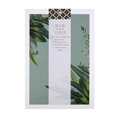Image of Dad from Both Father&#039;s Day Card Hallmark Classic Illustrated Design