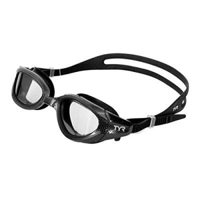 Image of TYR Special Ops 3.0 Non Polarized Adult Fit Swimming Goggles (Smoke, Black)