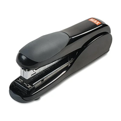 Image of Max Flat Clinch Black Standard Stapler with 30 Sheet Capacity (HD 50DFBK)