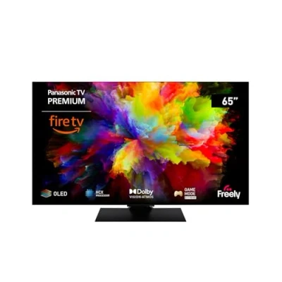 Image of Panasonic TV 65Z80AEY Z80 Series 65 inch 4K Ultra HD OLED Smart TV, 2024, Fire Freely, Dolby Vision &amp; Atmos, Alexa Voice Control, Airplay, Black