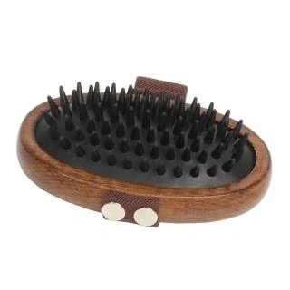 Image of The Smug Dog Palm Brush &amp; Cat Brush, Grooming for Dematting Perfect Wooly Wired Coats with Soft Pins Expert Detangling De Shedding Tool Dogs Cats