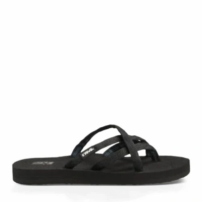 Image of Teva Olowahu Tbar sandals, Women&#039;s, Size: 7.5, Black Textile