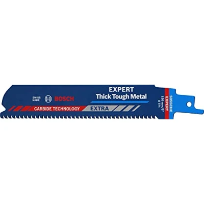 Image of Bosch Professional 3x Expert ‘Thick Tough Metal’ S 955 CHC Reciprocating Saw Blade (for steel, Cast iron, Length 150 mm, Accessories Saw)